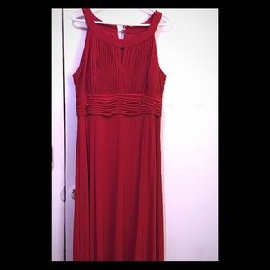 Long Red formal dress - SIZE 14 Style and Co